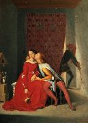 Jean Auguste Dominique Ingres Gianciotto Discovers Paolo and Francesca oil painting reproduction